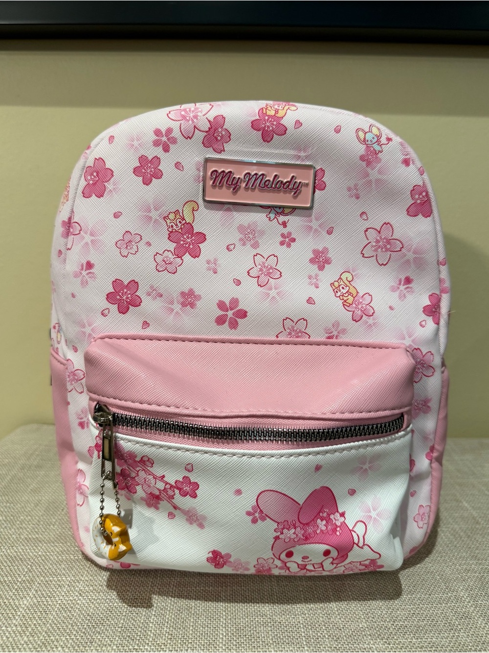 Sanrio My Melody Pink Cherry Blossom Floral Mini Backpack
